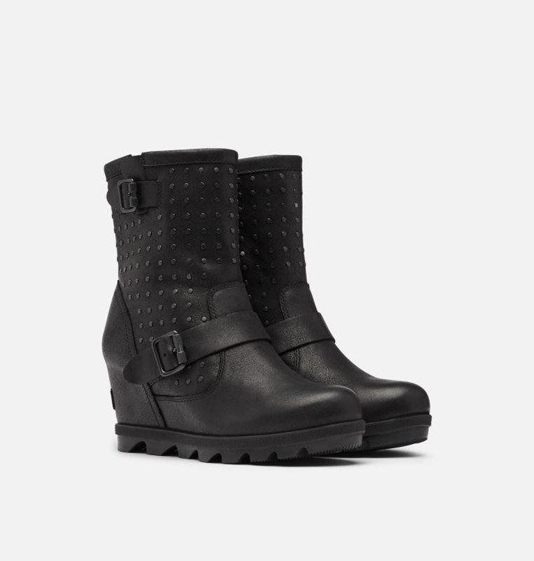 Sorel Dam Wedges Svarta - Joan Of Arctic™ Ii Stud Boot - VLT-758062